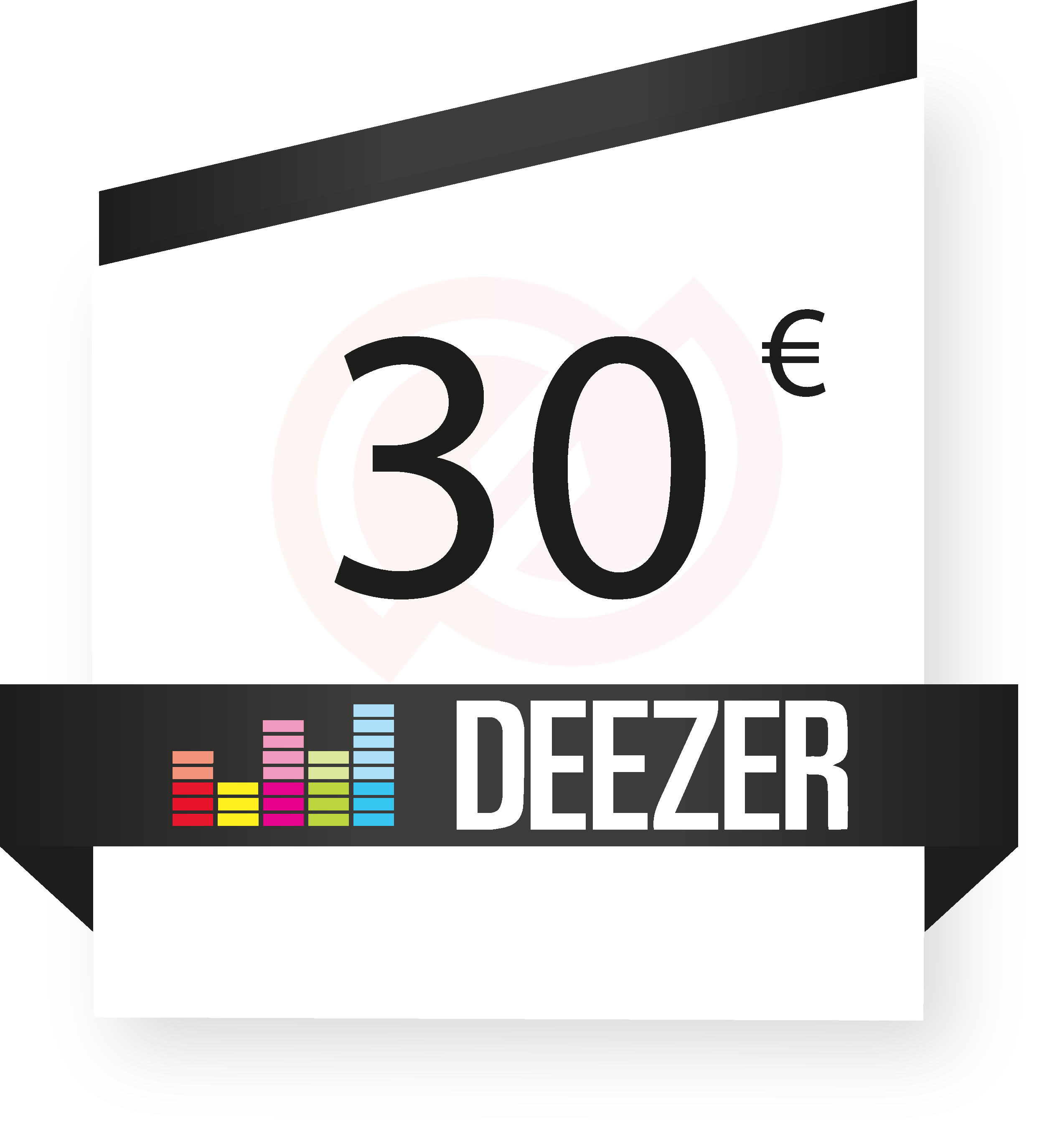 Deezer 30€ (3mois)