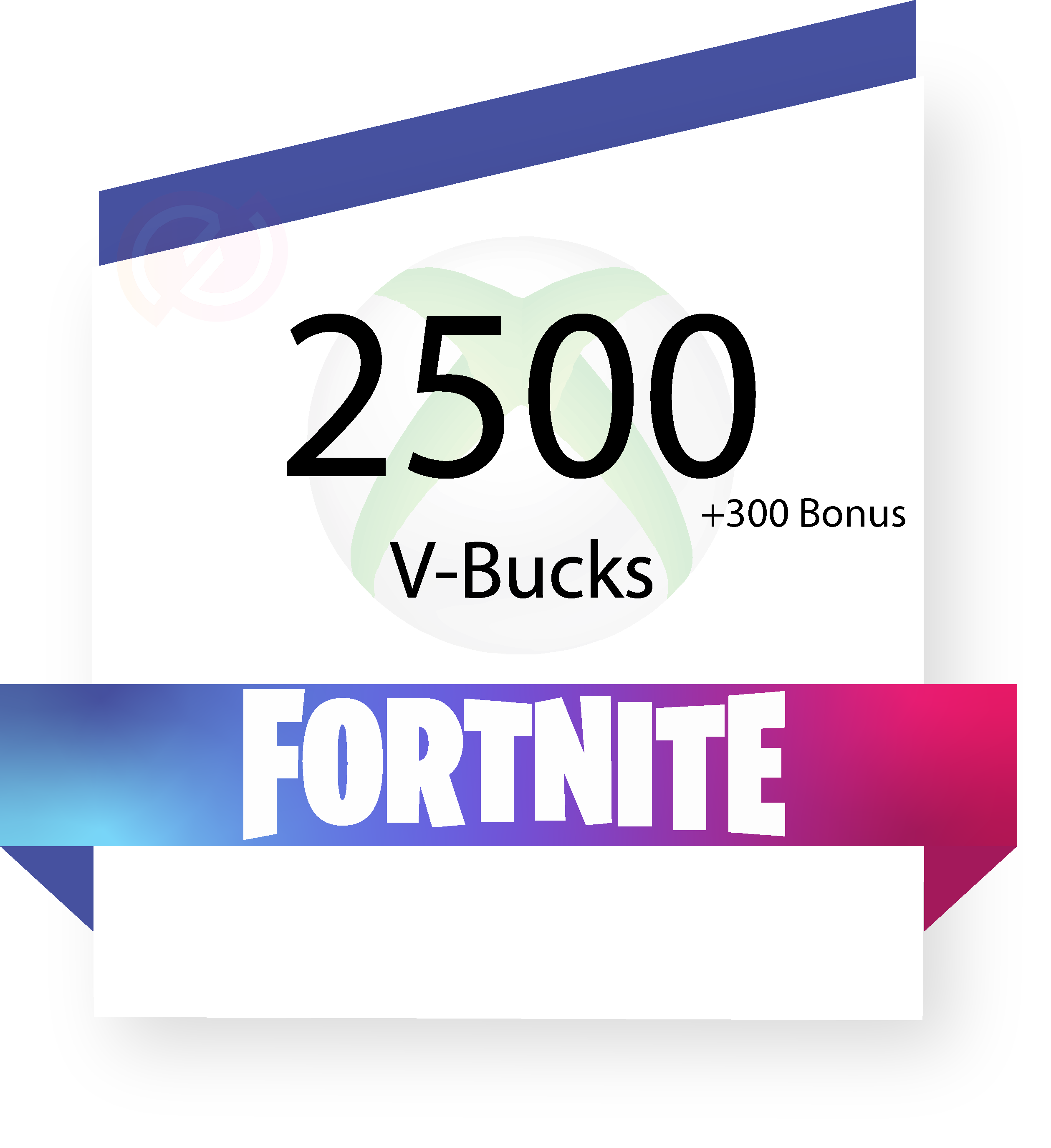 coupon Fortnite - 2500 V-Bucks (+300 Bonus) - Xbox